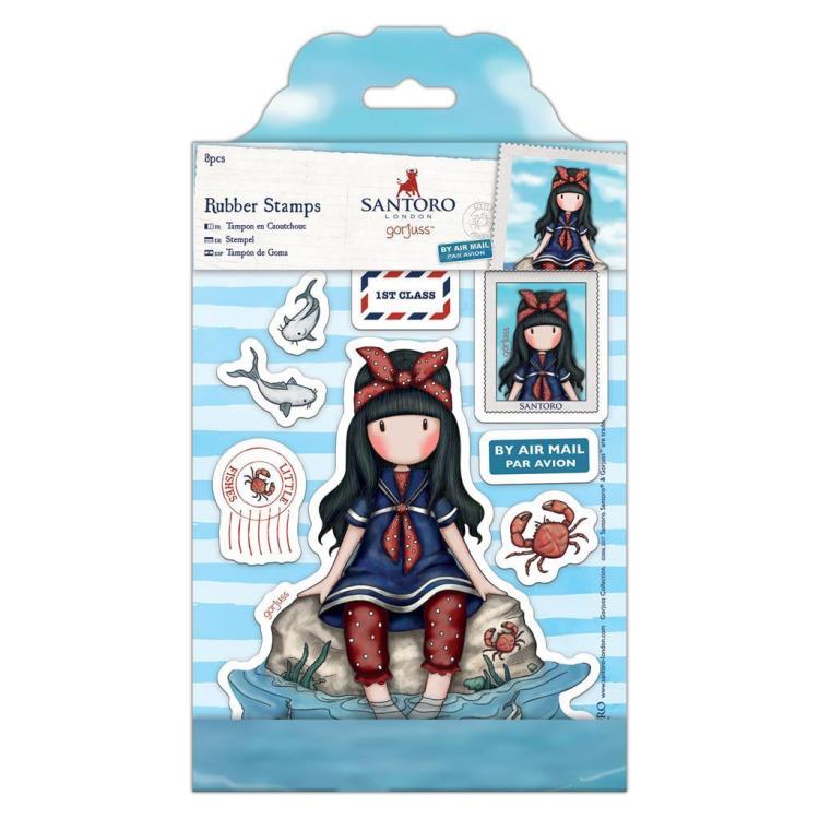 Gorjuss Rubber Stamps Little Fishes GOR 907129