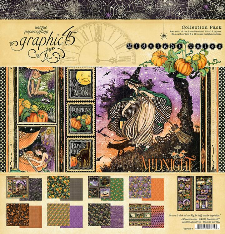Graphic 45 12x12 Paper Pack Midnight Tales (4502283)