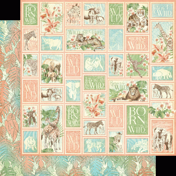 Graphic 45 Wild & Free 12x12 Inch Collection Pack (4502405)