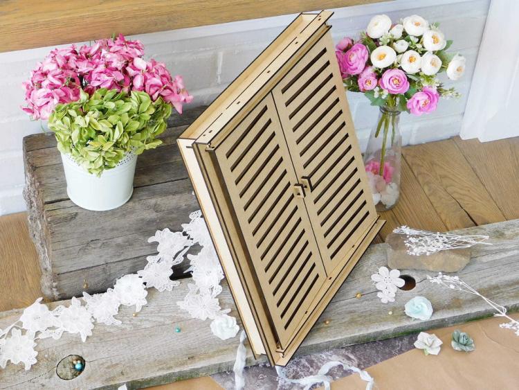 Creative Studio HDF Large Square Shallow Window #59