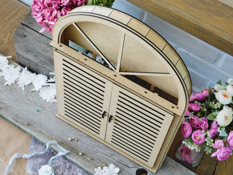 Creative Studio HDF Large Windows with a Bow #60