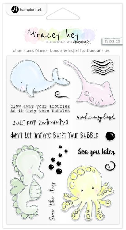 Hampton Art Clear Stamps Make A Splash #SC0977