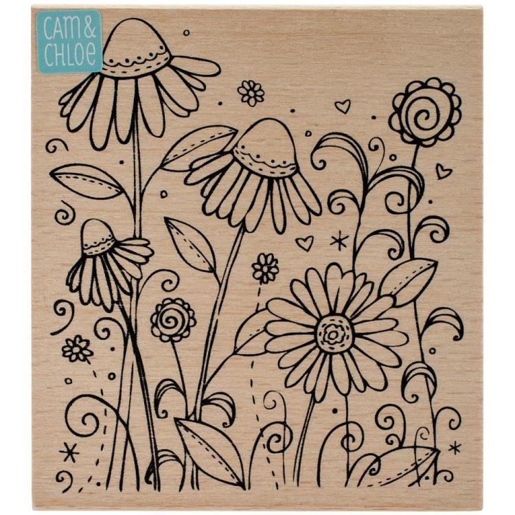 Hampton Art Mounted Rubber Stamp Summer Breeze PS0882