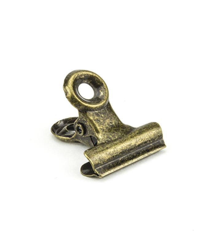 Hinge Bulldog Clip Vintage 19mm #0011
