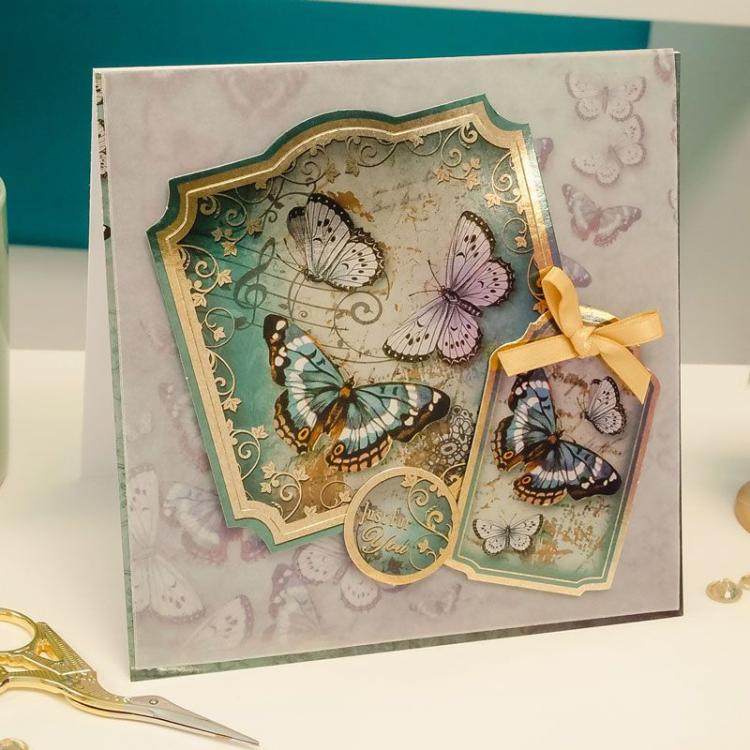 Hunkydory Flight of the Butterflies A4 Printed Parchment