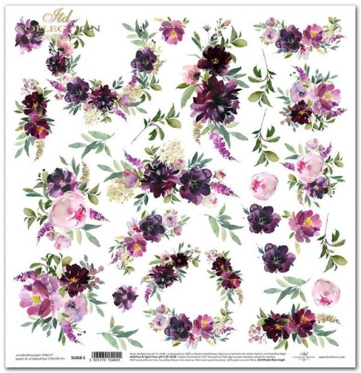 ITD Collection 12x12 Sheet Garden of Dreams #0668