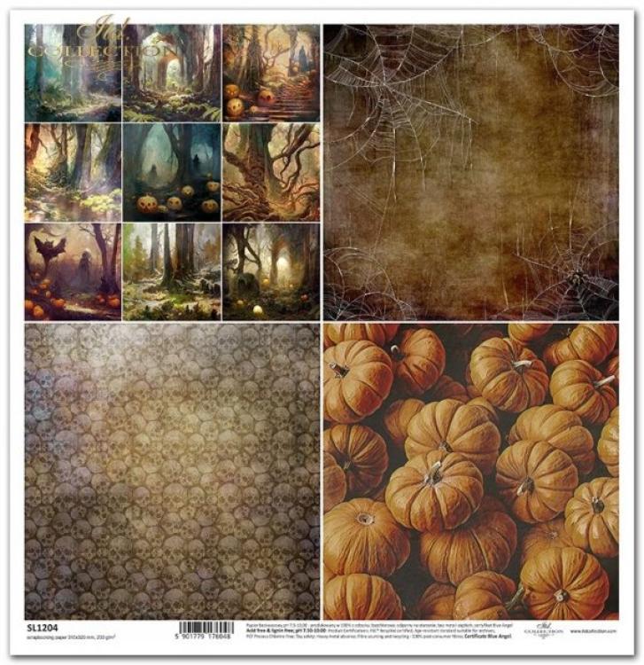 ITD Collection 12x12 Sheet Halloween #1204