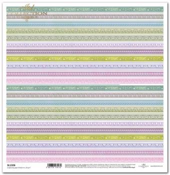 ITD Collection 12x12 Sheet Spring Love Story Borders SL1326