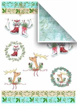 ITD Collection A4 Paper Pack Christmas Toys