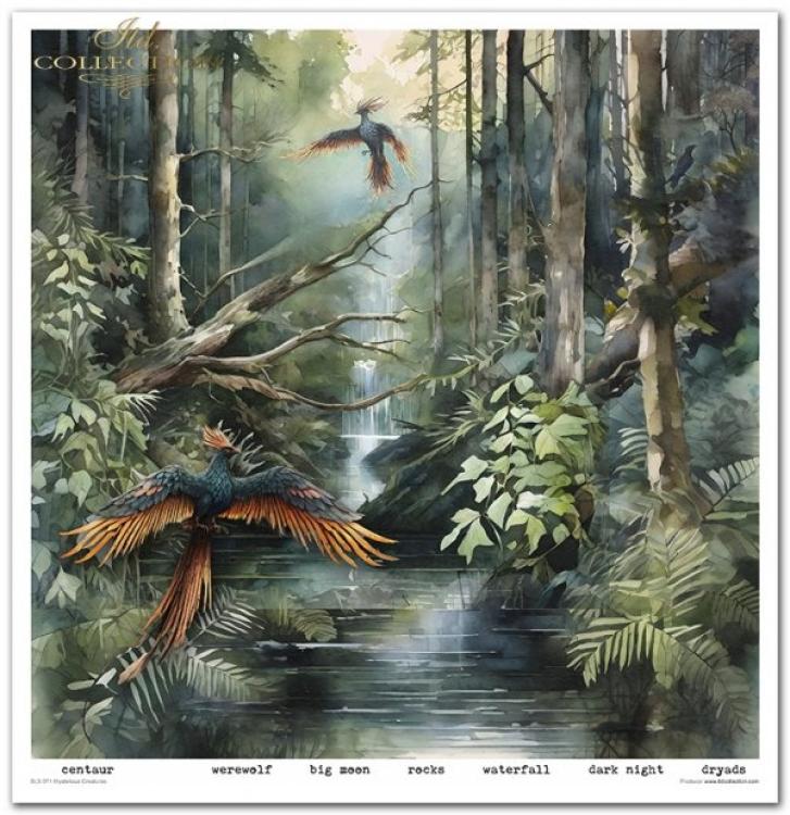 ITD Collection Paper Pad 12x12 Mysterious Creatures