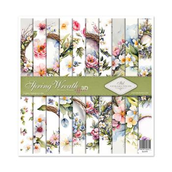 ITD Collection Spring Wreath 12x12 Paper Pad #076