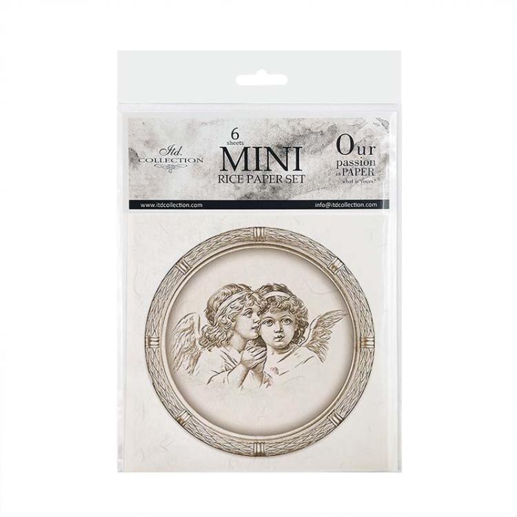 ITD Mini Rice Paper Set Vintage Angels RSM059