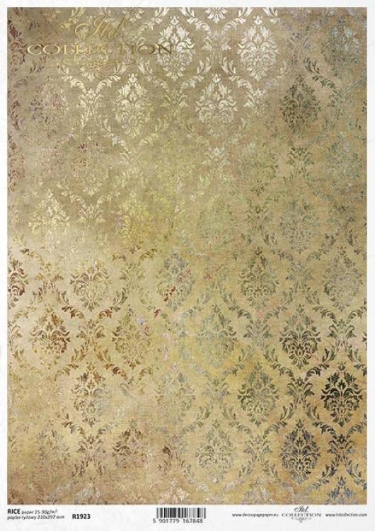 ITD A4 Rice Paper Gold Tones Wallpaper #1923