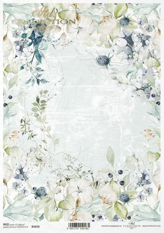 ITD A4 Rice Paper The Land of Ice Porcelain #1633