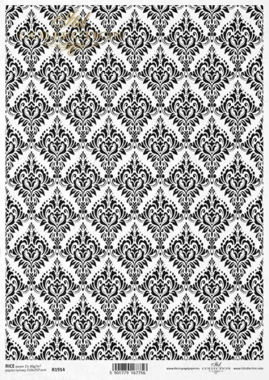 ITD A4 Rice Paper Victorian Wallpaper #1914