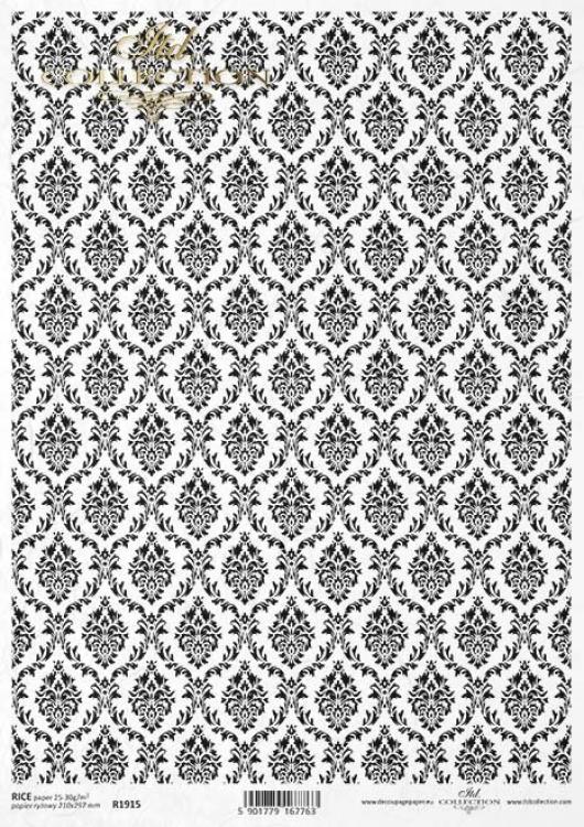 ITD A4 Rice Paper Victorian Wallpaper #1915