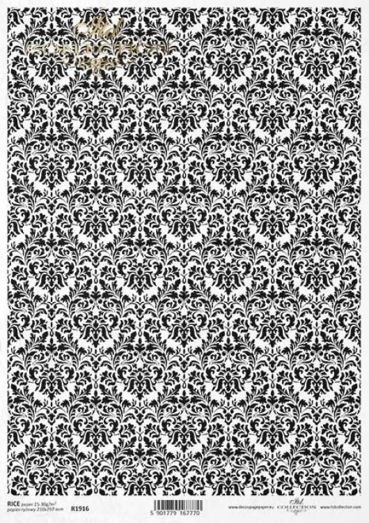 ITD A4 Rice Paper Victorian Wallpaper #1916
