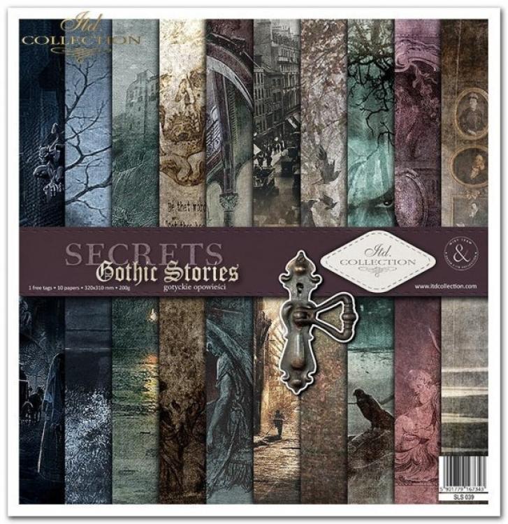 SLS039 ITD Collection Gothic Stories 12x12 Paper Pad