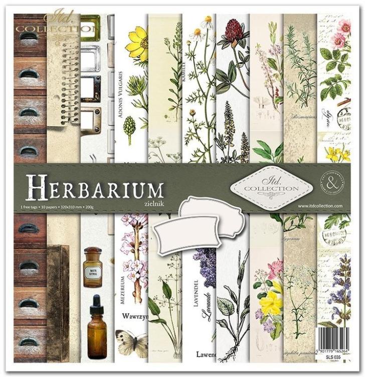 ITD Collection 12x12 Paper Pad Herbarium