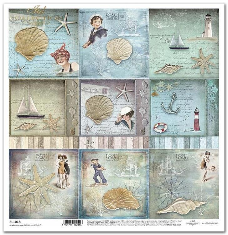 SLS033 ITD Collection 12x12 Paper Pad Seafaring Adventure
