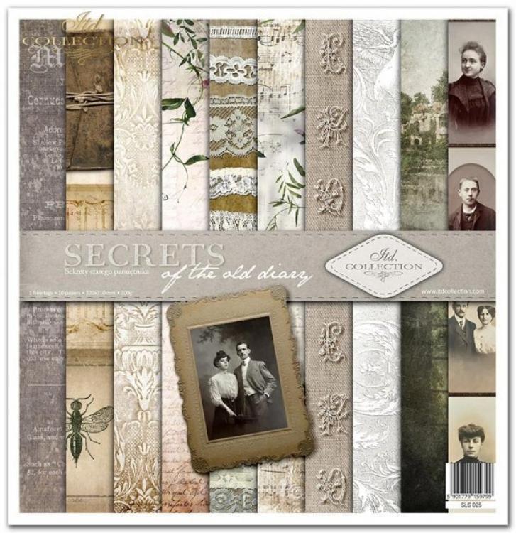 SLS025 ITD Collection Secrets of the Old Diary 12x12 Paper Pad