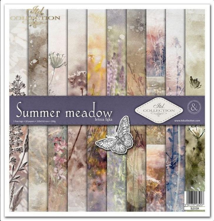 ITD Collection 12x12 Paper Pad Summer Meadow #034