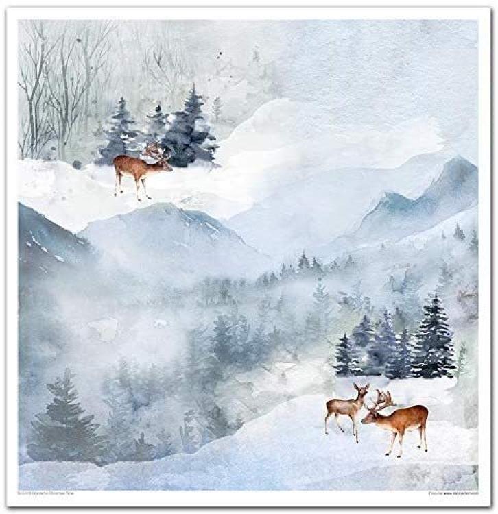 ITD Collection 12x12 Paper Pad Wonderful Christmas Time