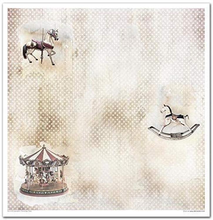 SLS018 ITD Collection 12x12 Paper Pad Wonderful Christmas Time