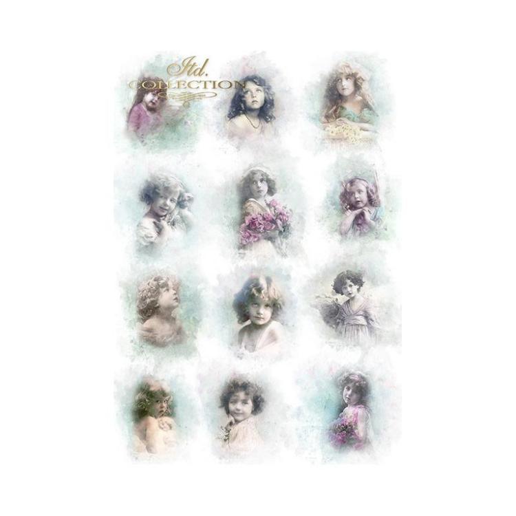 ITD Collection A4 Paper Pack Shabby Chic for Spring