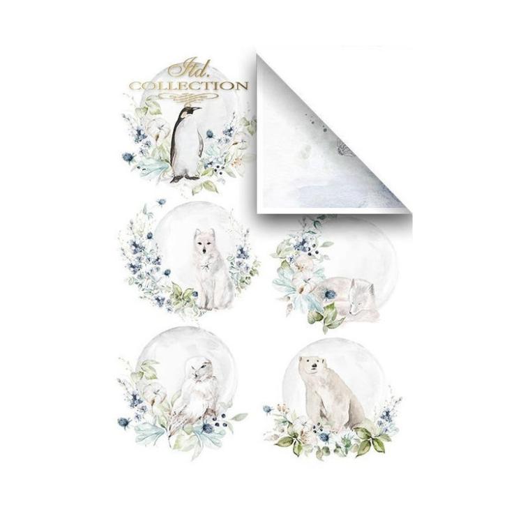 ITD Collection A4 Paper Pack The World of Ice Porcelain