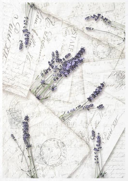 ITD Collection A4 Rice Paper Creative Set Beautiful Flowers