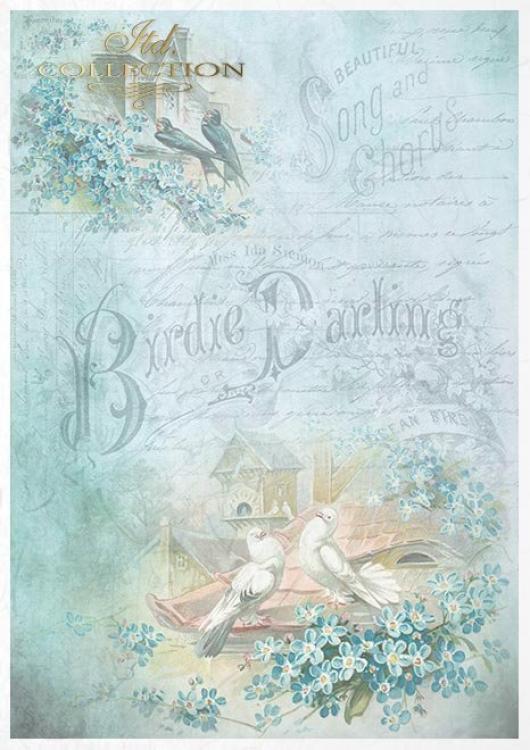 ITD Collection A4 Rice Paper Creative Set In Love