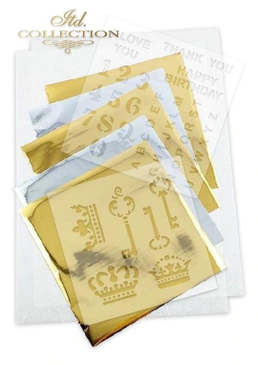 ITD Collection A4 Rice Paper Creative Set Vintage Style