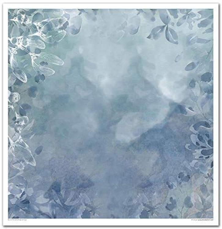 ITD Collection Paper Pad 12x12 Christmas in Blue