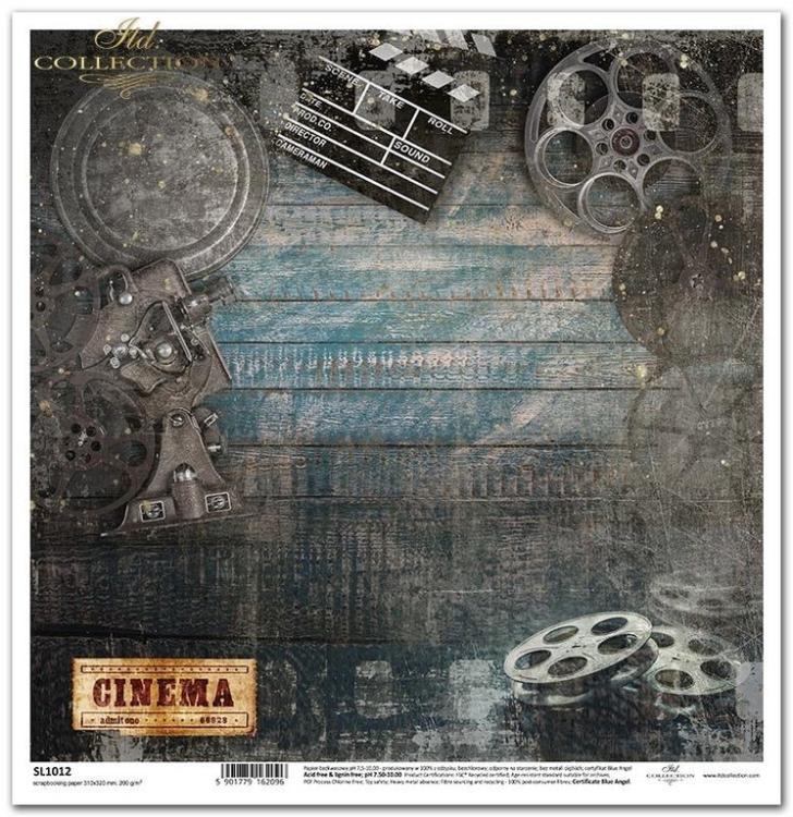 SLS032 ITD Collection Paper Pad 12x12 Magic Cinema