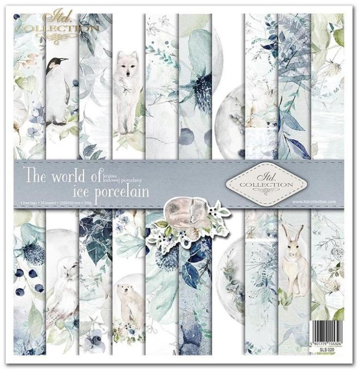 ITD Paper Pad 12x12 The World of Ice Porcelain