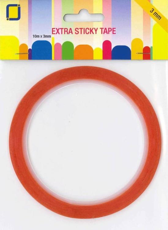 JeJe Extra Sticky Tape 10m x 3mm #33183