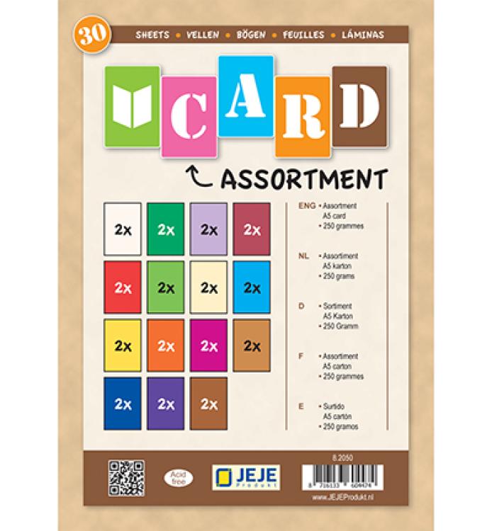 Jeje A5 Pad Card Assortment #2050