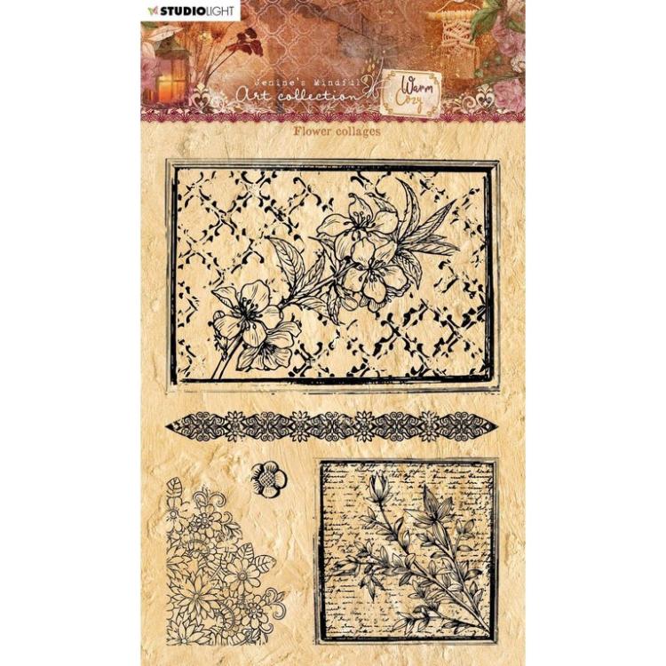 Jenine's Mindful Art Clear Stamp Warm & Cozy #109