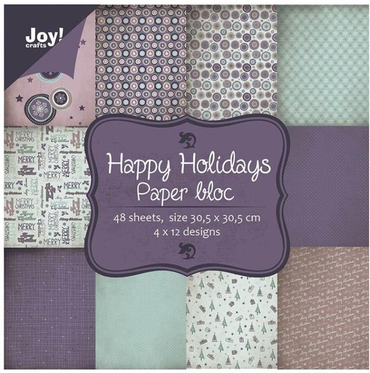 Joy Crafts Happy Holiday 12x12 Paper Pad