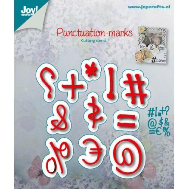 Joy!Crafts Präge- und Stanzschablone Punctuation Marks