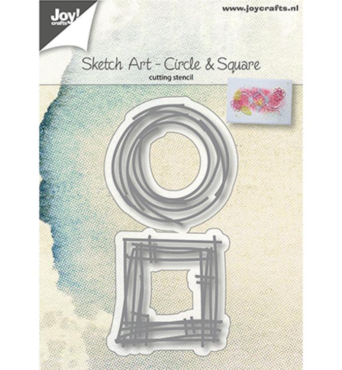 Joy!Crafts Stanze Sketch Art Circle & Square