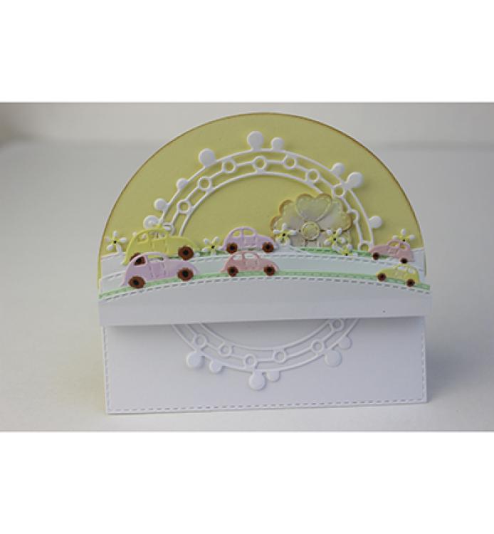 Joy!Crafts Stanzschablone Mery´s Rand Auto