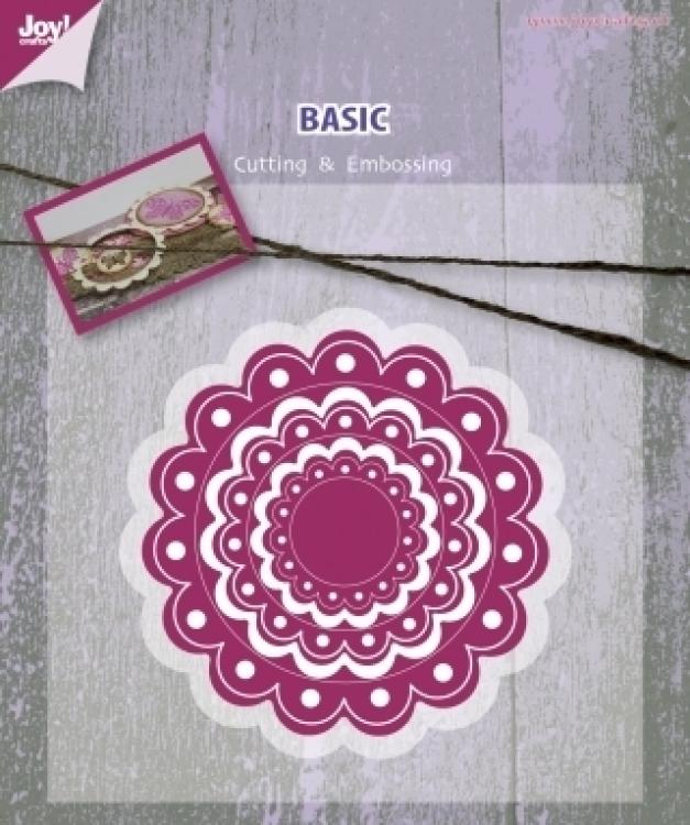 Joy Crafts Stanze Basic Round and Scalloped Edge #6002/0401