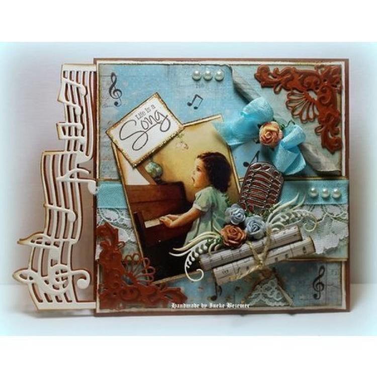 Joy Crafts Stanzschablone Dance to the Music #6002/0272