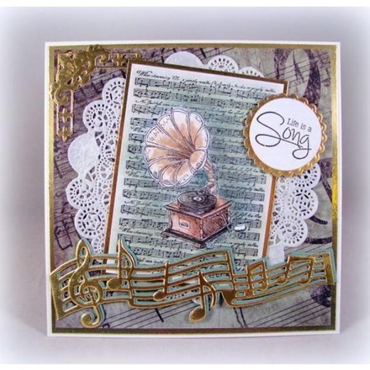 Joy Crafts Stanzschablone Dance to the Music #6002/0272