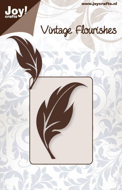 Joy Crafts Vintage Flourish Leaf Blätterzweig #0037