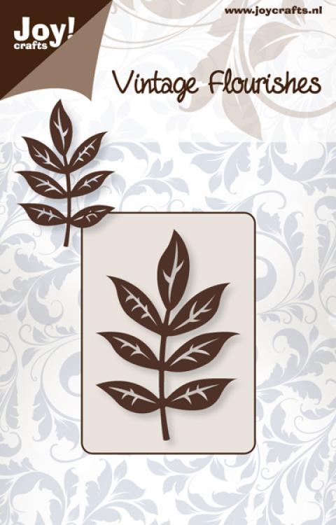 Joy Crafts Vintage Flourish Leaf Blätterzweig #0038