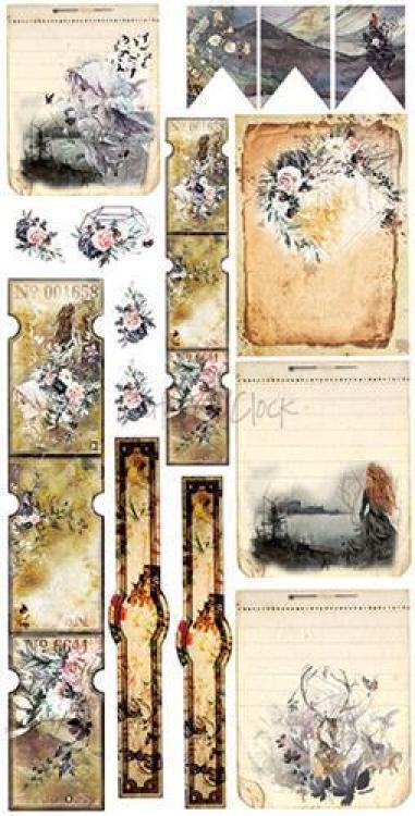 Craft O Clock Mixed Media Kit A Twinkle of Sunrise