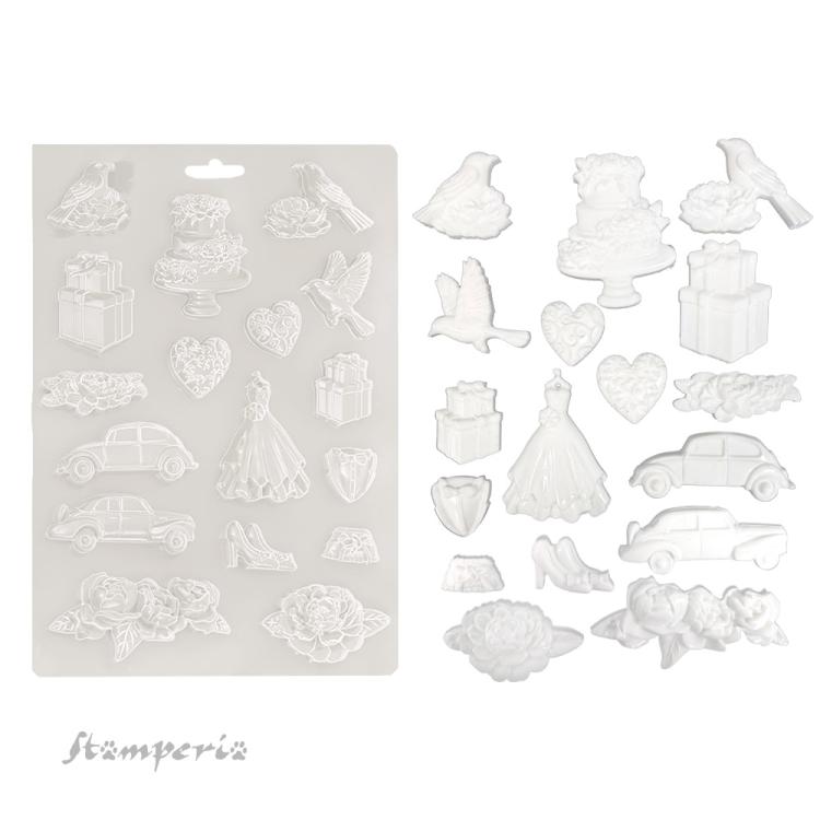 K3PTA4592 Stamperia Timeless A4 Soft Mould